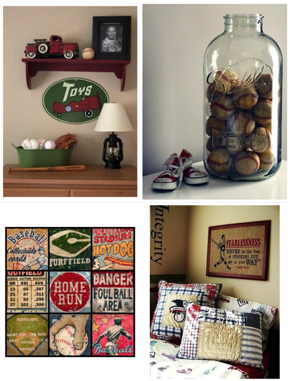 Personalized Vintage Baseball Throw Pillows for Guys