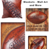 Vintage Football Decor