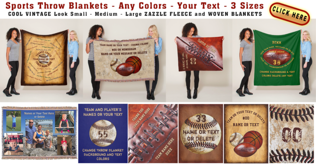 Personalized Sports Blankets
